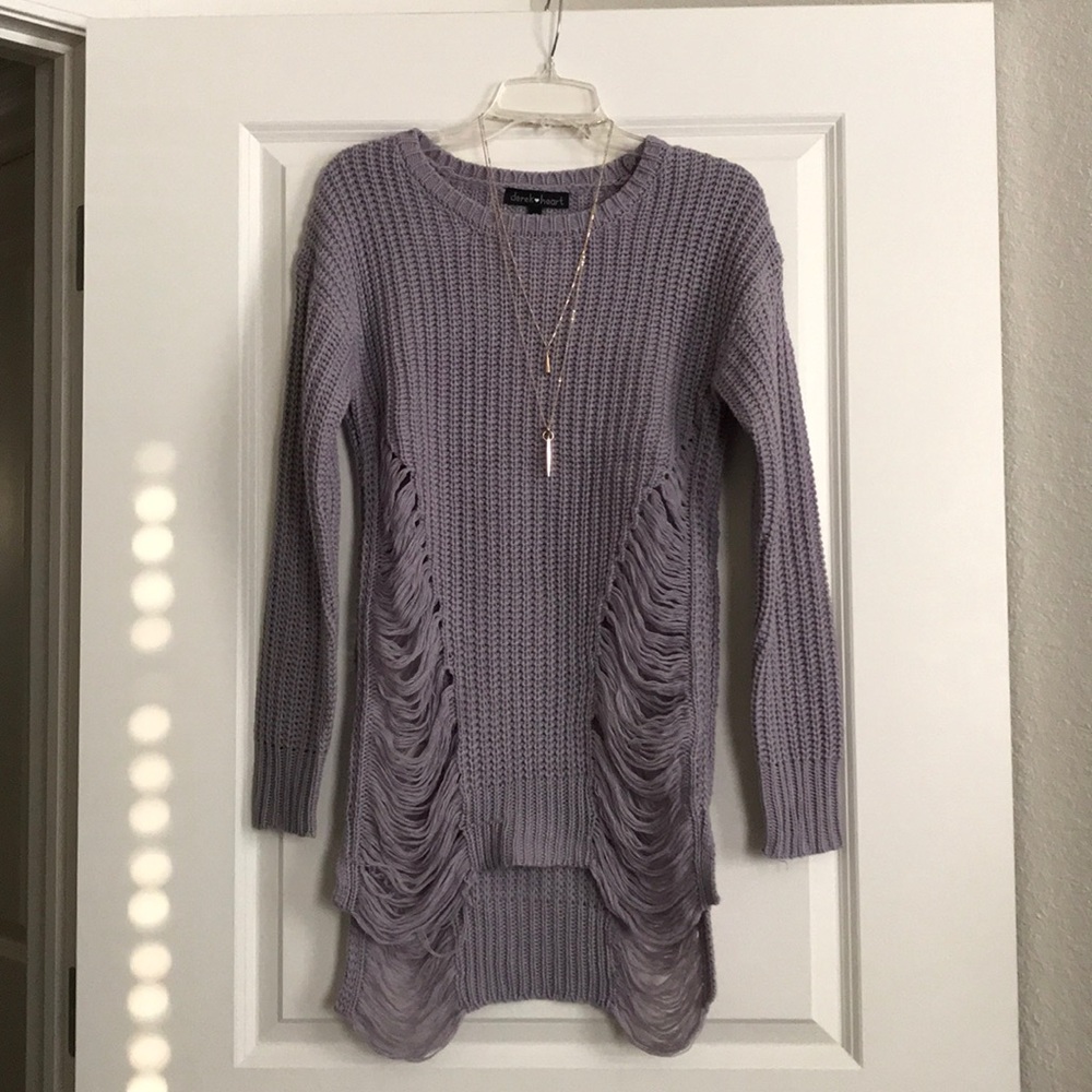 ✨LIKE NEW! Derek Heart Long Sleeve Tunic Sweater